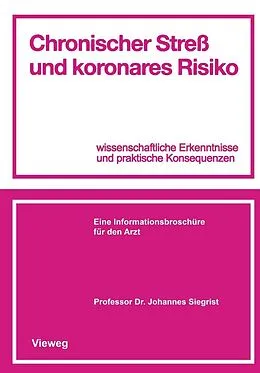 E-Book (pdf) Chronischer Streß und koronares Risiko von Johannes Siegrist