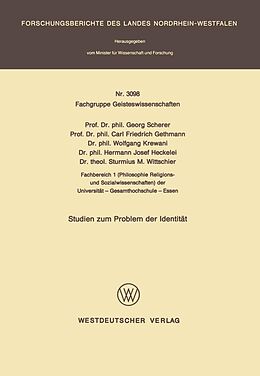 E-Book (pdf) Studien zum Problem der Identität von Georg Scherer