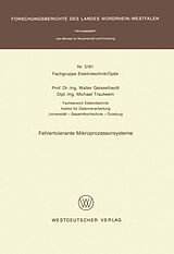 E-Book (pdf) Fehlertolerante Mikroprozessorsysteme von Walter Geisselhardt
