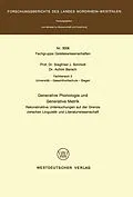 E-Book (pdf) Generative Phonologie und Generative Metrik von Siegfried J. Schmidt