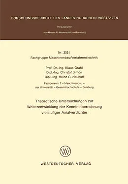 E-Book (pdf) Theoretische Untersuchungen zur Weiterentwicklung der Kennfeldberechnung vielstufiger Axialverdichter von Klaus Grahl