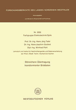 E-Book (pdf) Störsichere Übertragung transformierter Bilddaten von Hans Jörg Tafel