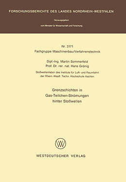 E-Book (pdf) Grenzschichten in Gas-Teilchen-Strömungen hinter Stoßwellen von Martin Sommerfeld