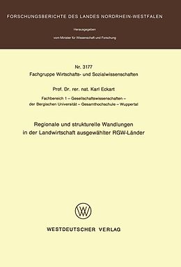 E-Book (pdf) Regionale und strukturelle Wandlungen in der Landwirtschaft ausgewählter RGW-Länder von Karl Eckart