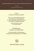 E-Book (pdf) Sozialleistungen: Strukturen und Selektivitäten von Adrienne Windhoff-Héritier