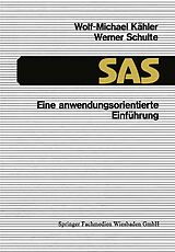 E-Book (pdf) SAS  Eine anwendungsorientierte Einführung von Wolf-Michael Kähler