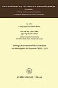 E-Book (pdf) Beitrag zur quantitativen Phasenanalyse von Mischgipsen des Systems CaSO4  H2O von Udo Ludwig