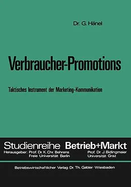 E-Book (pdf) Verbraucher-Promotions von Gerd Hänel