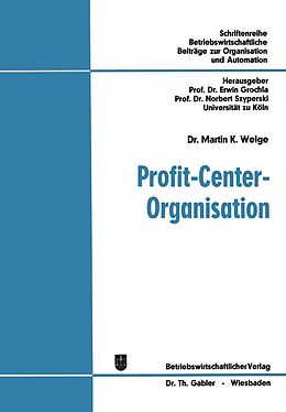 E-Book (pdf) Profit-Center-Organisation von Martin K. Welge