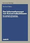 E-Book (pdf) Der Informationswert von Konzernabschlüssen von Bernhard Pellens