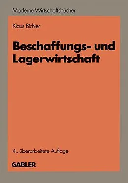 E-Book (pdf) Beschaffungs- und Lagerwirtschaft von Klaus Bichler