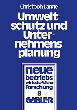 E-Book (pdf) Umweltschutz und Unternehmensplanung von Christoph Lange