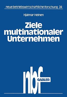 E-Book (pdf) Ziele multinationaler Unternehmen von Hjalmar Heinen