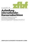 E-Book (pdf) Aufstellung internationaler Konzernabschlüsse von Kenneth A. Loparo