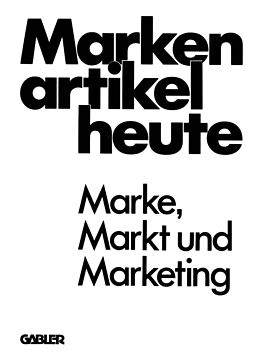 E-Book (pdf) Markenartikel heute von Clemens-August Andreae