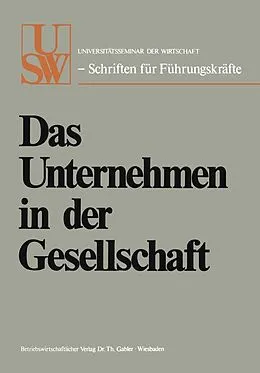 E-Book (pdf) Das Unternehmen in der Gesellschaft von Hanns Martin Schleyer, Joachim Zahn, Ernst Cramer