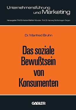 E-Book (pdf) Das soziale Bewußtsein von Konsumenten von Manfred Bruhn