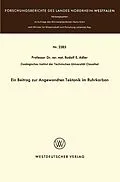 E-Book (pdf) Ein Beitrag zur Angewandten Tektonik im Ruhrkarbon von Rudolf E. Adler