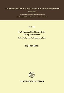 E-Book (pdf) Experten-Datei von Paul Kevenhörster