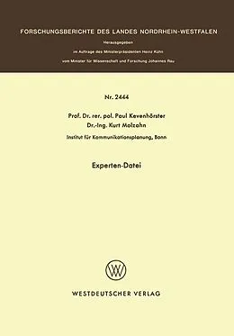 E-Book (pdf) Experten-Datei von Paul Kevenhörster