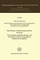 E-Book (pdf) Über Ortungs- und Navigationsverfahren bei Tieren von Achim Leutz