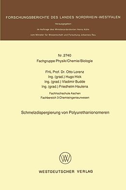 E-Book (pdf) Schmelzdispergierung von Polyurethanionomeren von 