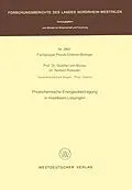 E-Book (pdf) Photochemische Energieübertragung in mizellaren Lösungen von Günther von Bünau