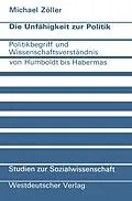 E-Book (pdf) Die Unfähigkeit zur Politik von Michael Zöller