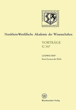 E-Book (pdf) Zwei Formen der Ethik von Ludwig Siep