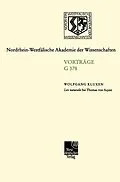 E-Book (pdf) Lex naturalis bei Thomas von Aquin von Wolfgang Kluxen