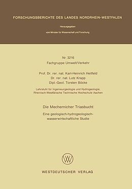 E-Book (pdf) Die Mechernicher Triasbucht von Karl-Heinrich Heitfeld