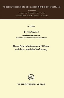 E-Book (pdf) Ebene Potentialströmung um N Kreise und deren elastische Verformung von Jutta Weyland