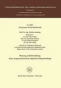 E-Book (pdf) Planung und Entwicklung einer programmierbaren digitalen Integrieranlage von Walter Ameling