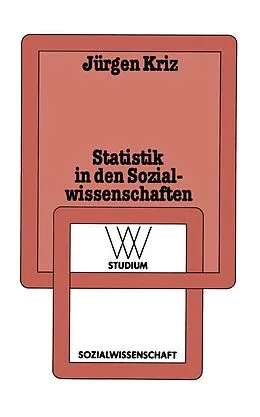 E-Book (pdf) Statistik in den Sozialwissenschaften von Jürgen Kriz
