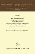 E-Book (pdf) Untersuchung des spitzenlosen Schleifens von Wilfried König