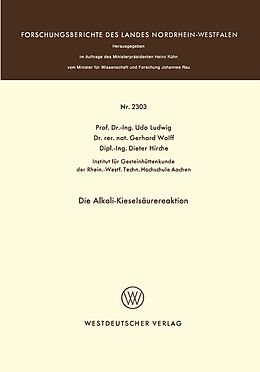 E-Book (pdf) Die Alkali-Kieselsäurereaktion von Udo Ludwig