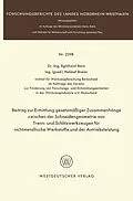 E-Book (pdf) Beitrag zur Ermittlung gesetzmäßiger Zusammenhänge zwischen der Schneidengeometrie von Trenn- und Schlitzwerkzeugen für nichtmetallische Werkstoffe und der Antriebsleistung von Eginhard Barz