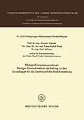 E-Book (pdf) Röntgenfluoreszenzanalysen flüssiger Eisenschmelzen als Beitrag zu den Grundlagen für die kontinuierliche Stahlherstellung von Werner Wenzel