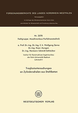 E-Book (pdf) Traglastuntersuchungen an Zylinderschalen aus Stahlbeton von Wolfgang Zerna