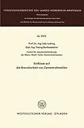 E-Book (pdf) Einflüsse auf die Brennbarkeit von Zementrohmehlen von Udo Ludwig