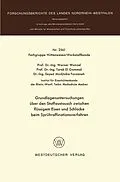 E-Book (pdf) Grundlagenuntersuchungen über den Stoffaustausch zwischen flüssigem Eisen und Schlacke beim Sprühraffinationsverfahren von Werner Wenzel