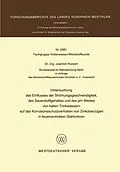 E-Book (pdf) Untersuchung des Einflusses der Strömungsgeschwindigkeit, des Sauerstoffgehaltes und des pH-Wertes von kalten Trinkwässern auf das Korrosionsschutzverhalten von Zinküberzügen in feuerverzinkten Stahlrohren von Joachim Rückert
