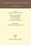 E-Book (pdf) Untersuchungen zur Wasserstoffversprödung von Stahl von Winfried Dahl