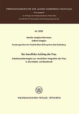 E-Book (pdf) Der berufliche Aufstieg der Frau von Monika Langkau-Herrmann