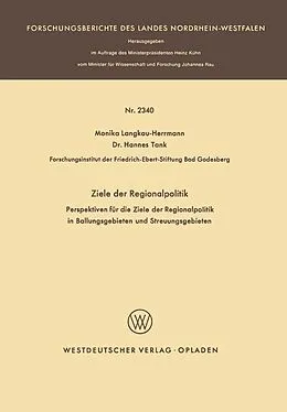 E-Book (pdf) Ziele der Regionalpolitik von Monika Langkau-Herrmann