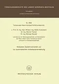 E-Book (pdf) Modulare Systemvarianten zur automatischen Arbeitsplanerstellung von Walter Eversheim