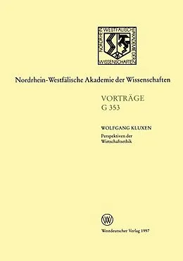 E-Book (pdf) Perspektiven der Wirtschaftsethik von Wolfgang Kluxen