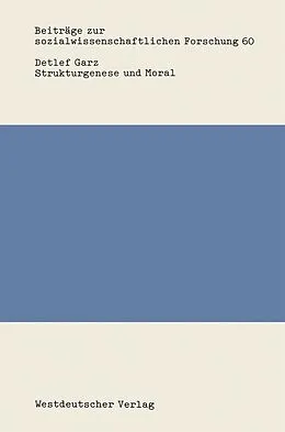 E-Book (pdf) Strukturgenese und Moral von Detlef Garz