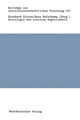 E-Book (pdf) Soziologie der sozialen Ungleichheit von 