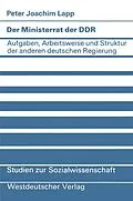 E-Book (pdf) Der Ministerrat der DDR von Peter Joachim Lapp